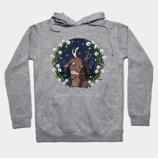 Jackalope Floral Frame Hoodie